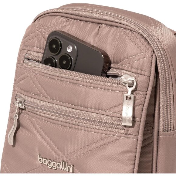 Women's Moonrock Quilt Journey Crossbody Bags 9x6 Small Lightweight Handbag - Picture 7 of 9